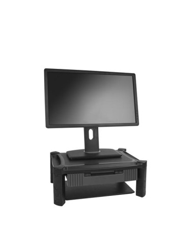 Base de Soporte para Monitor - con Cajón y Altura Ajustable