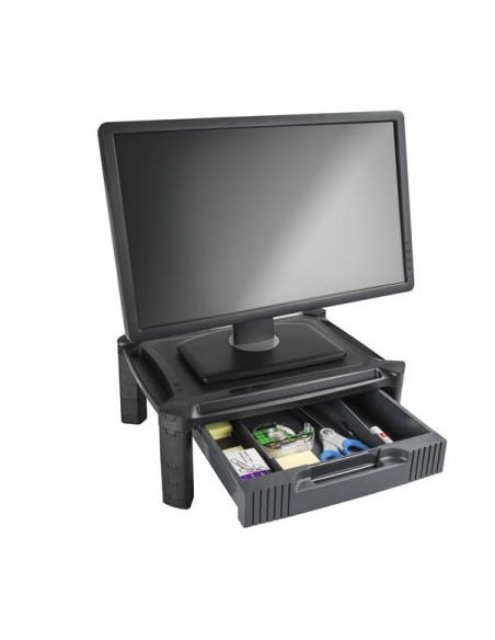Base de Soporte para Monitor - con Cajón y Altura Ajustable