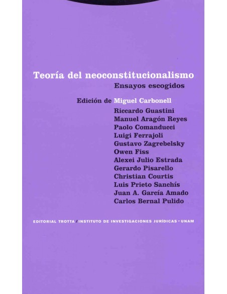Teoria del neoconstitucionalismo