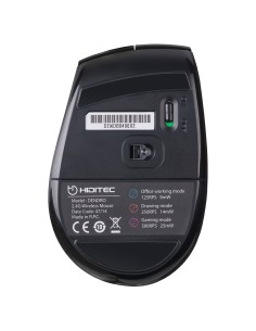 Dendro ratón mano derecha RF inalámbrico Óptico 2000 DPI 2