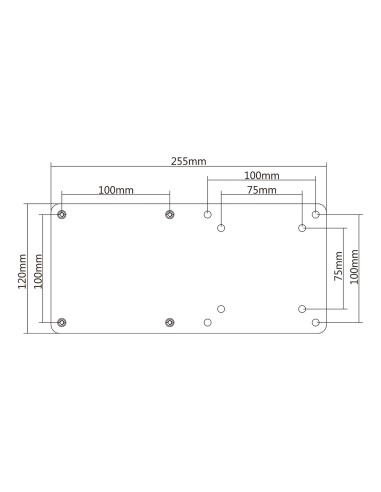 Soporte VESA para mini PC, Negro