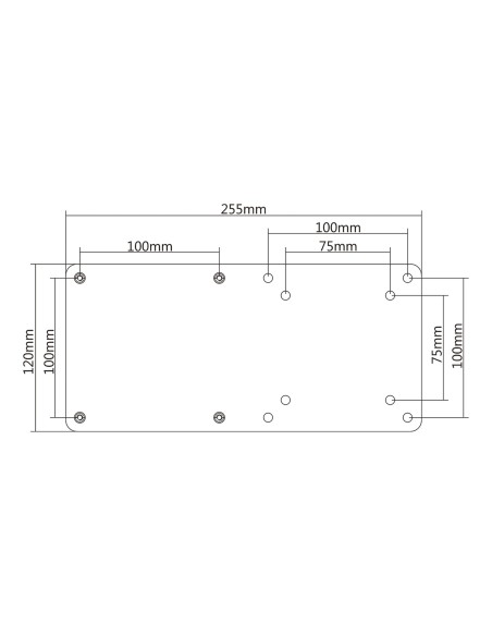 Soporte VESA para mini PC, Negro