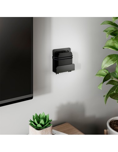 Soporte Universal De Pared Para Mini Pc, Router, Negro