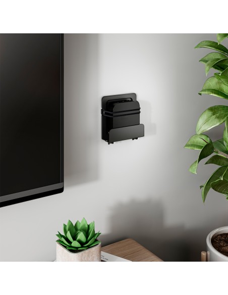 Soporte Universal De Pared Para Mini Pc, Router, Negro