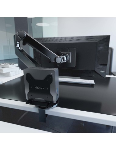 Soporte Versátil de Instalación para Mini PC, Negro
