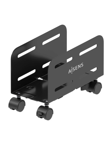 Soporte Metálico Ajustable de Suelo para CPU, Negro