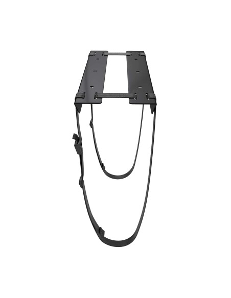 Soporte para CPU Debajo de Escritorio con Correa, Negro