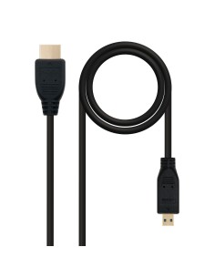 HDMI, 0.8m cable HDMI 0,8 m HDMI tipo A (Estándar) HDMI tipo D (Micro) Negro