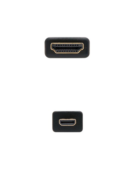 HDMI, 0.8m cable HDMI 0,8 m HDMI tipo A (Estándar) HDMI tipo D (Micro) Negro