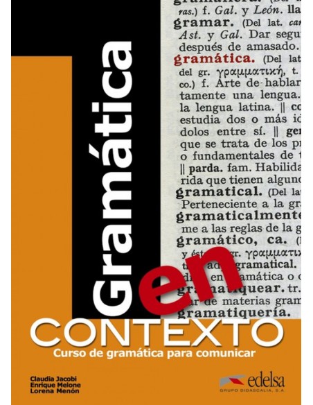 GRAMATICA EN CONTEXTOCURSO DE GRAMATICA PARA COMUNICAR