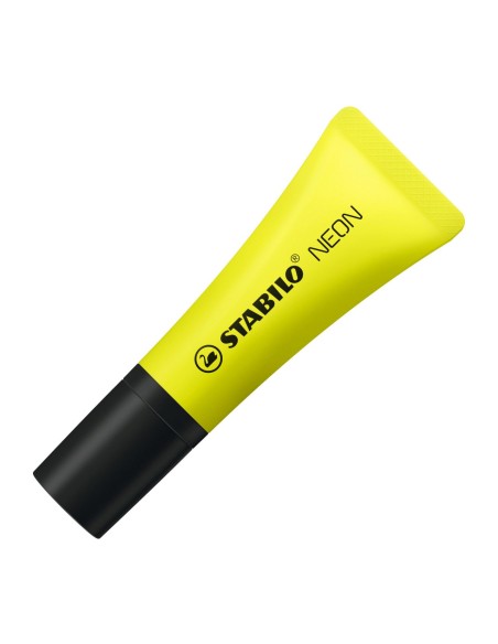  C/10 marcadores fluorescentes stabilo neon amarillo 