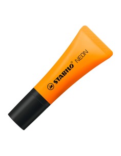  C/10 marcadores fluorescentes stabilo neon naranja 
