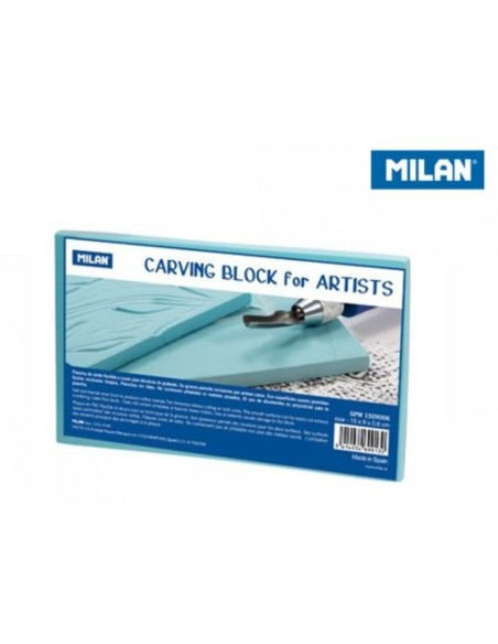 PLANCHA DE GRABADO 15X9X06CM VINILO FLEXIBLE