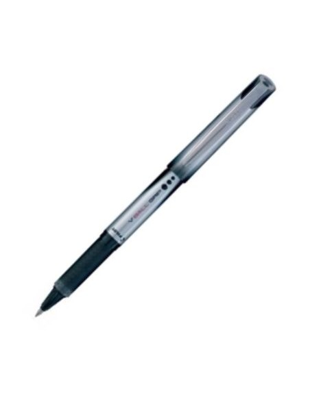 C 12 BOLIGRAFO PILOT V BALL GRIP NEGRO PUNTA 05MM