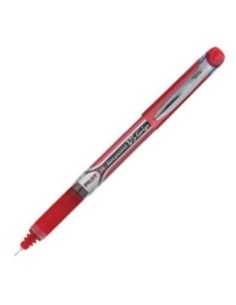 C 12 BOLiGRAFO PILOT V5 GRIP ROJO PUNTA 05MM