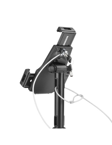 Soporte Antirobo de Sobremesa / Pared Ajustable (1 Pivote) para Tablet, Negro