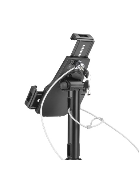 Soporte Antirobo de Sobremesa / Pared Ajustable (1 Pivote) para Tablet, Negro