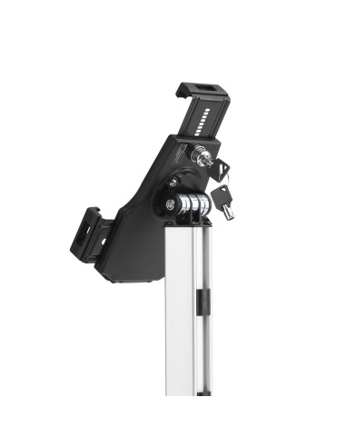 Soporte Antirobo de Sobremesa Ajustable (1 Pivote) para Tablet, Negro