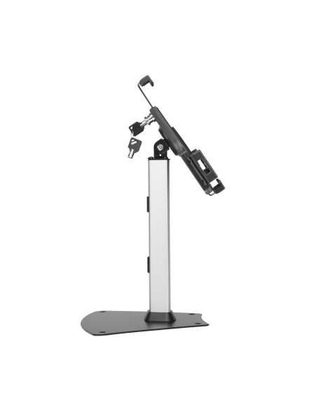 Soporte Antirobo de Sobremesa Ajustable (1 Pivote) para Tablet, Negro