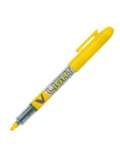 C 12 MARCADOR V LIGHT AMARILLO PILOT PUNTA BISELADA