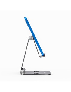 Soporte De Sobremesa Tamaño XL Ajustable (2 Pivotes) Para Movil / Tablet, Gris 2