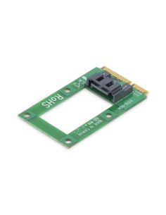 Adaptador mSATA a SATA para Disco Duro o SSD - Tarjeta Conversora Mini SATA a SATA 2