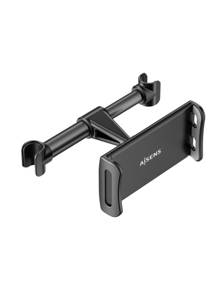 Soporte Coche Ajustable (1 Pivote) Para Reposacabezas Para Telefono / Tablet, Negro