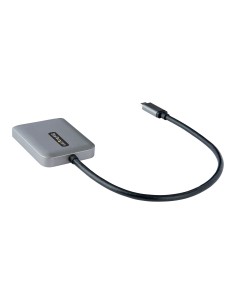 Adaptador USB-C a HDMI Doble - Hub MST USB Tipo C - Divisor Extensor de Monitor HDMI 4K 60Hz para Portátil - HDR - con Cable In 2
