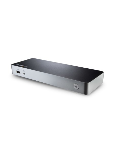 Docking Station USB C para 2 Monitores - PD de 60 W para Portátil Windows - Replicador de Puertos USB Tipo C a HDMI/DVI - USB 3