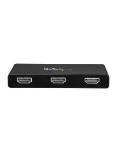 Adaptador Multimonitor de 3 Puertos - Divisor Splitter de Vídeo USB-C a 3x HDMI - Hub MST USB Tipo C a HDMI - 4K 30Hz Doble o 1 2