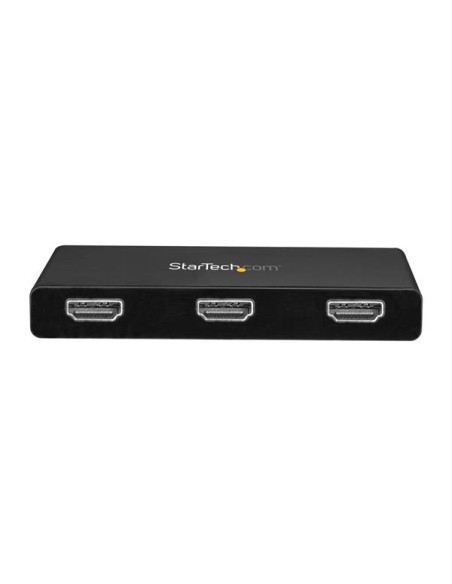 Adaptador Multimonitor de 3 Puertos - Divisor Splitter de Vídeo USB-C a 3x HDMI - Hub MST USB Tipo C a HDMI - 4K 30Hz Doble o 1