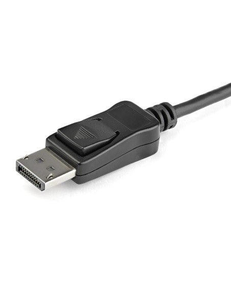 Hub MST de 2 Puertos DisplayPort 1.2 - Divisor Splitter DP de 2 Monitores - Adaptador DP a 2x DisplayPort 4K 30Hz - Alimentado 