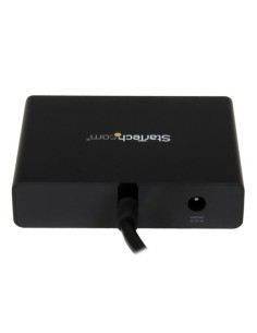 Hub MST de 3 Puertos DisplayPort 1.2 - Divisor Splitter DP de 3 Monitores - Adaptador DP a 2x DisplayPort 4K 30Hz 1x DisplayPor 2