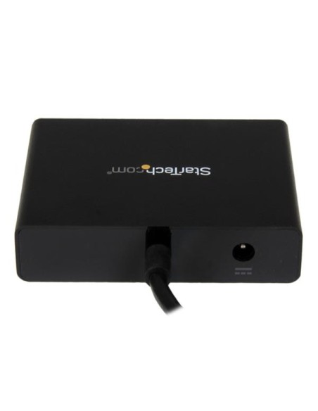 Hub MST de 3 Puertos DisplayPort 1.2 - Divisor Splitter DP de 3 Monitores - Adaptador DP a 2x DisplayPort 4K 30Hz 1x DisplayPor