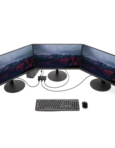 Adaptador Multimonitor de 3 Puertos - Divisor Splitter de Vídeo DisplayPort a 3x HDMI - Hub MST DP a HDMI -1080p Triple - Modo 