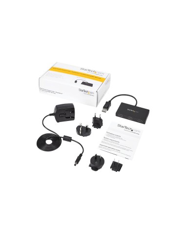 Adaptador Multimonitor de 3 Puertos - Divisor Splitter de Vídeo DisplayPort a 3x HDMI - Hub MST DP a HDMI -1080p Triple - Modo 