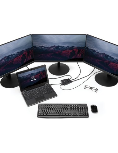 Concentrador MST - Mini DisplayPort a 3x DisplayPort