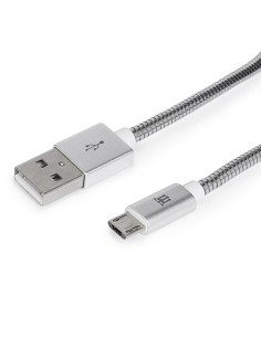 Premium MTPMUMS241 cable USB 1 m USB 2.0 USB A Micro-USB B Plata