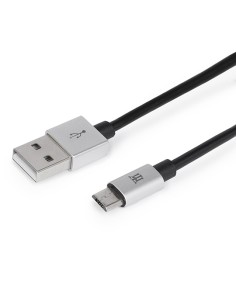 Premium MTPMUS241 cable USB 1 m USB 2.0 USB A Micro-USB B Plata