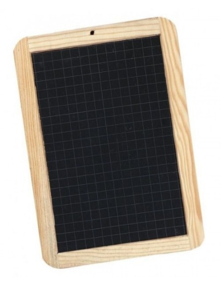Pizarra negra giotto marco madera 18x26cm
