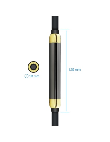 10.15.3730 cable HDMI 30 m HDMI tipo A (Estándar) Negro, Rosa