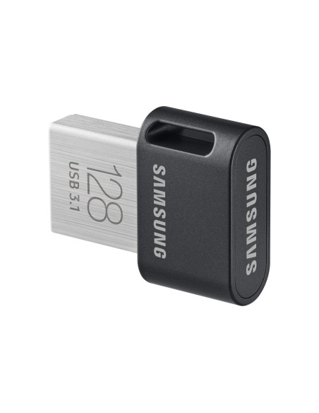 MUF-128AB unidad flash USB 128 GB USB tipo A 3.2 Gen 1 (3.1 Gen 1) Gris, Plata