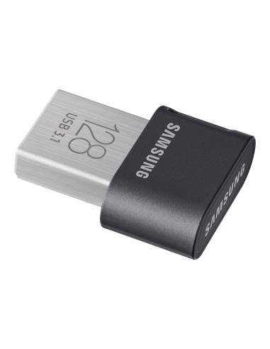 MUF-128AB unidad flash USB 128 GB USB tipo A 3.2 Gen 1 (3.1 Gen 1) Gris, Plata
