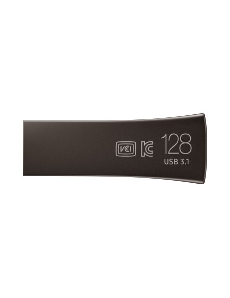 MUF-128BE unidad flash USB 128 GB USB tipo A 3.2 Gen 1 (3.1 Gen 1) Negro, Gris