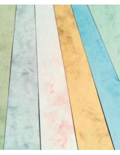 PAQ 100 CARTULINA MARMOLEADA A3 200G AMARILLO