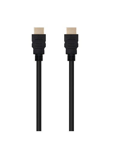 Cable HDMI V2.0 4K@60Hz 18Gbps A/M-A/M, 1 m, Negro