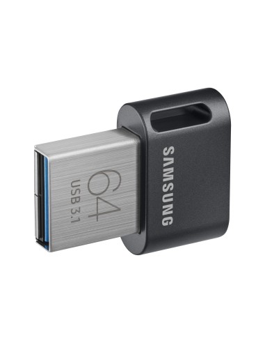 MUF-64AB unidad flash USB 64 GB USB tipo A 3.2 Gen 1 (3.1 Gen 1) Gris, Plata