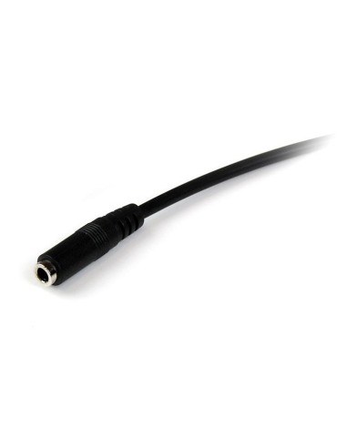 Cable de 1m de Extensión Alargador de Auriculares Headset Mini-Jack 3,5mm 4 pines Macho a Hembra