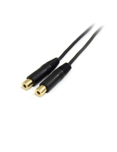 Cable 15cm Audio Splitter Divisor de Auriculares Mini-Jack 3,5mm Estéreo Macho a 2x Hembra 2