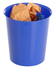 2001 AZ papelera 18 L Alrededor Polipropileno (PP) Azul